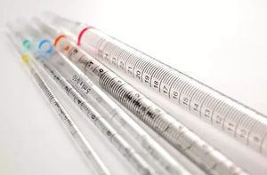 Why is it important to use serological pipettes in a medical laboratory?