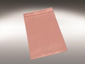 LDPE 4 MIL Pink Zip Anti-Stat Bags
