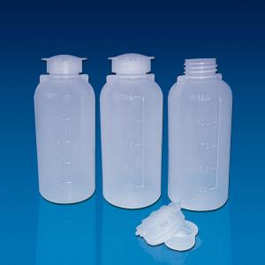 Narrow Mouth Bottle with Screwcap, LDPE, Graduated