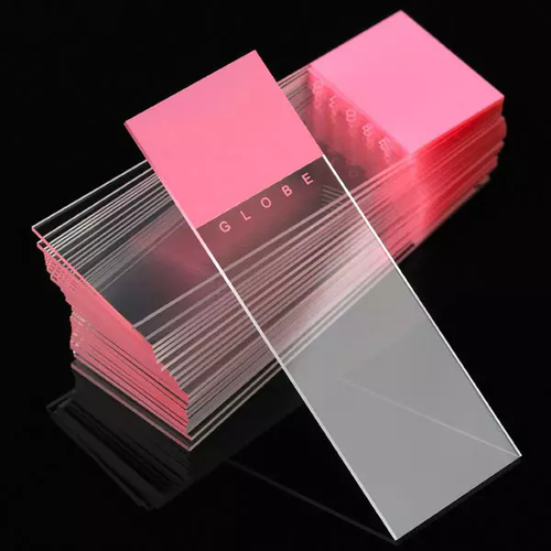 Diamond White Glass Slides with 90° Corners