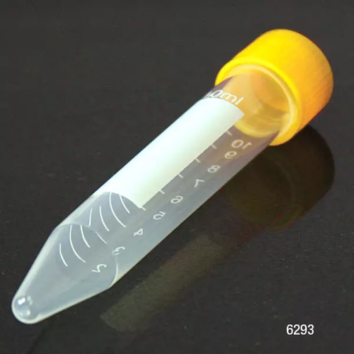 Centrifuge Tube with Attached Yellow, STERILE
