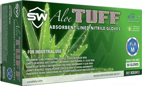 AloeTuff Nitrile Powder-Free Gloves