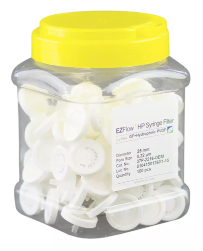 EZFlow Syringe Filter, Hydrophilic PVDF