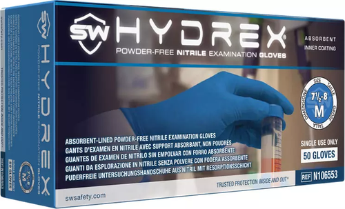 Hydrex Nitrile Powder-Free Exam Gloves