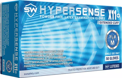 Hypersense X11+ Latex Powder-Free Exam Gloves