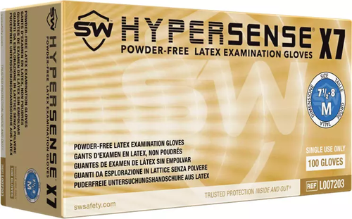 Hypersense X7 Latex Powder-Free Exam Gloves
