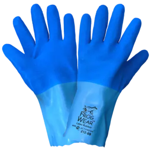 Lined Chemical Handling Latex Gloves