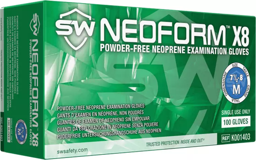 NeoForm X8 Chloroprene Powder-Free Exam Gloves