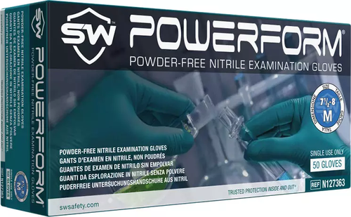PowerForm Nitrile Powder-Free Exam Gloves