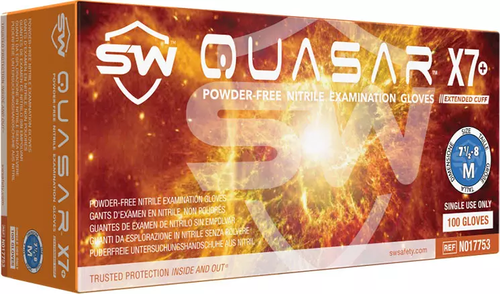 Quasar X7+ Nitrile Powder-Free Exam Gloves