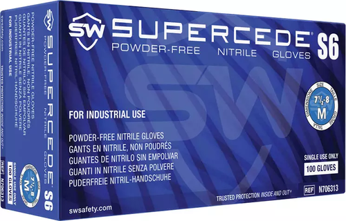 Supercede S6 Nitrile Powder-Free Gloves