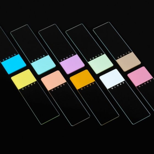 Diamond White Glass Color Coded Microscope Slides, 45° Beveled Edges