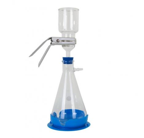 filtration glass apparatus 47mm vf6 lab vacuum filter base fritted instrument glassware laboratory science chemical equipment rocker supply labware skip